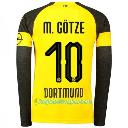 Billiga Fotbollströjor Borussia Dortmund M.Gotze 10 Hemma tröja 2018/19 Långärmad